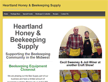 Tablet Screenshot of heartlandhoney.com